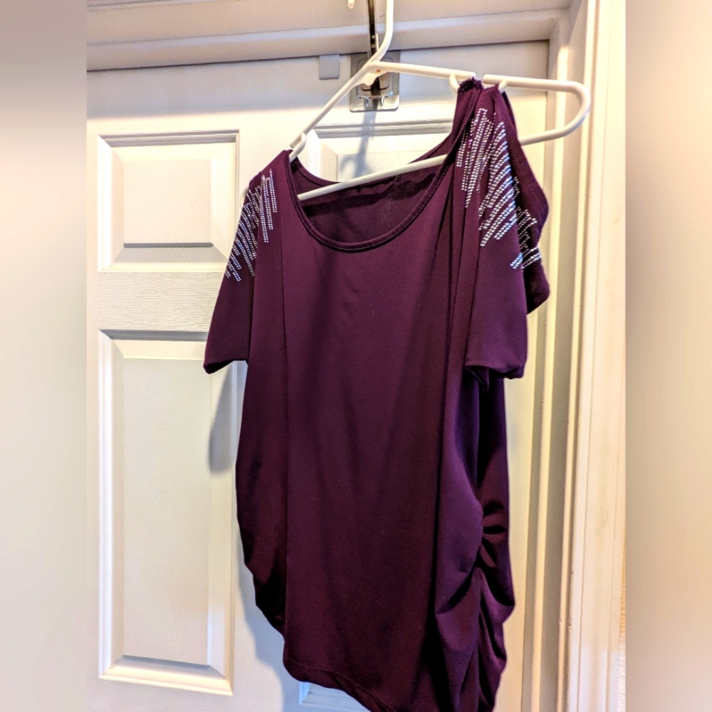 Peek-a-boo blouse